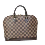 Louis Vuitton Vintage Pre-owned Canvas handvskor Brown, Dam