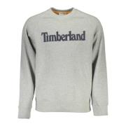 Timberland Broderad Logotyp Bomullströja Grå Gray, Herr