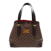 Louis Vuitton Vintage Pre-owned Canvas axelremsvskor Brown, Dam