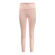 Guess Rosa Leggings med Elastisk Midja Pink, Dam