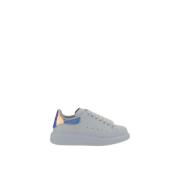 Alexander McQueen Platform Sneakers med Kontrasterande Logotyp White, ...