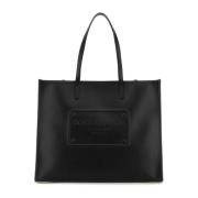 Dolce & Gabbana Stilren Svart Läder Shoppingväska Black, Herr