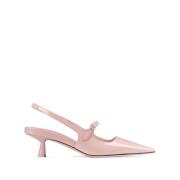 Jimmy Choo Rosa Klackpumps Med Spetsig Tå Pink, Dam