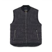 Iuter Polyesterjackor och Blazers Quilty Worker Vest Black, Herr