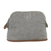 Hermès Vintage Pre-owned Canvas kuvertvskor Gray, Dam