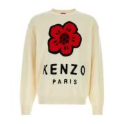 Kenzo Ivory Wool Sweater White, Herr