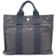 Hermès Vintage Pre-owned Canvas totevskor Gray, Dam