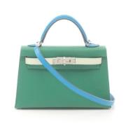 Hermès Vintage Pre-owned Tyg handvskor Green, Dam