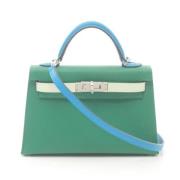 Hermès Vintage Pre-owned Laeder handvskor Green, Dam