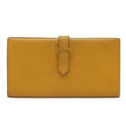 Hermès Vintage Pre-owned Laeder plnbcker Yellow, Dam