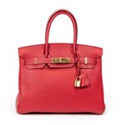 Hermès Vintage Pre-owned Laeder handvskor Red, Dam