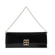 Givenchy Svart Liquid Clutch Väska Black, Dam