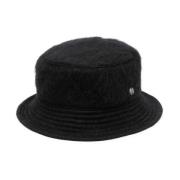 Our Legacy Svart Mohair Bucket Hat Black, Herr