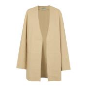 Cortana Mite, beige oversize jacka Beige, Dam