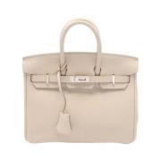 Hermès Vintage Pre-owned Laeder handvskor Beige, Dam