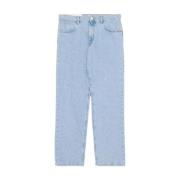 Amish Bomulls Jeans Blue, Herr