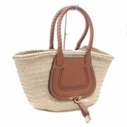 Chloé Pre-owned Pre-owned Raffia handvskor Beige, Dam