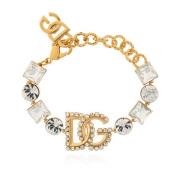 Dolce & Gabbana Armband med skimrande kristaller Yellow, Dam