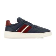 Bally Blå Läder Sneakers Blue, Herr