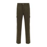 Brooksfield Cargo bomullsbyxor med flera fickor Green, Herr