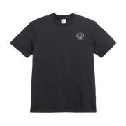 Herschel Bomull Logo Tee Herr T-shirt Black, Herr