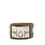 Hermès Vintage Pre-owned Laeder armband Brown, Dam