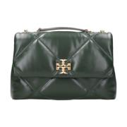 Tory Burch Diamantquiltad Axelväska Green, Dam