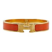 Hermès Vintage Pre-owned Metall armband Yellow, Dam