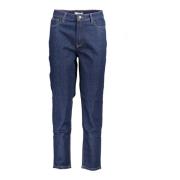 Tommy Hilfiger Blå Denim Jeans Tapered Gramercy Blue, Dam