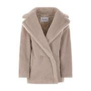 Max Mara Oversized Teddy Kappa Beige, Dam