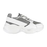 Emporio Armani Sportiga vita sneakers med kontrastdetaljer Multicolor,...