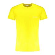 Trussardi Gul T-shirt med korta ärmar och logotyp Yellow, Herr