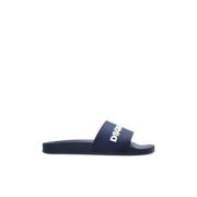 Dsquared2 Slides med logotyp Blue, Herr