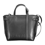 Calvin Klein Svart damhandväska med avtagbar rem Black, Dam