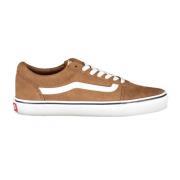 Vans Brun Sportig Snörsko med Kontrastdetaljer Brown, Herr