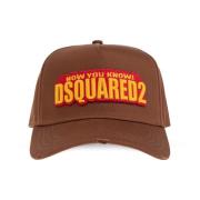 Dsquared2 Baseball Cap Brown, Herr