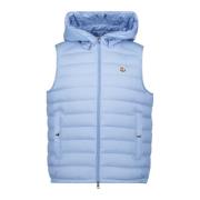 Moncler Blå ärmlös Bourget jacka Blue, Herr