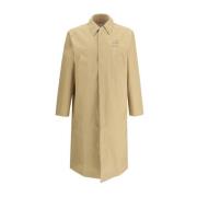 MM6 Maison Margiela Gore-Tex Trench Jacket med Dragkedja Stängning Bei...