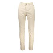 Napapijri Beige Herrbyxor med Broderi Beige, Herr