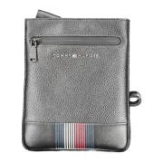 Tommy Hilfiger Svart Herr Crossbody Väska Kontrastdetaljer Black, Herr