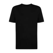 Jil Sander Klassisk Svart Bomull T-shirt Black, Herr