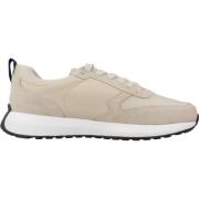 Geox Stilrena sneakers för en urban livsstil Beige, Herr