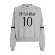 Dolce & Gabbana Grå Sweatshirt Ss25 Gray, Herr