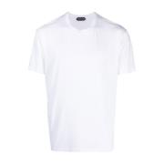 Tom Ford Herr T-Shirts & Polos Bianco Noos White, Herr