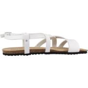 Geox Brionia Low Sandaler White, Dam