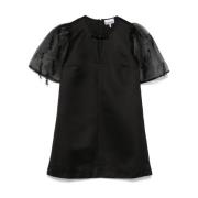 Ganni Elegant Nero Klänning Black, Dam