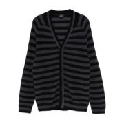 PS By Paul Smith Randig ullkofta svart Aw24 Black, Herr