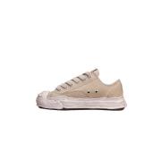 Mihara Yasuhiro Canvas Sneakers med Gummisula Brown, Herr