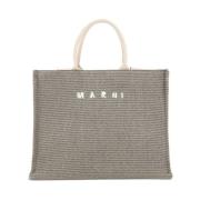 Marni Broderad logototeväska Green, Herr