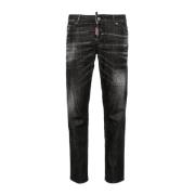 Dsquared2 Svarta Skinny Jeans Aw24 Black, Dam